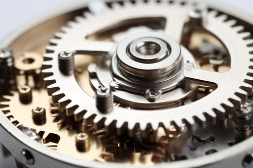 工廠生產工業機械齒輪零件攝影圖片 攝影圖